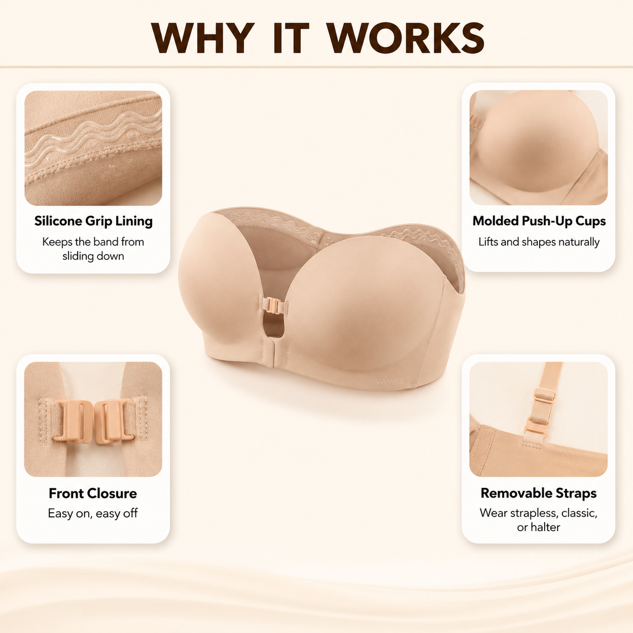 The Everyday Strapless Bra